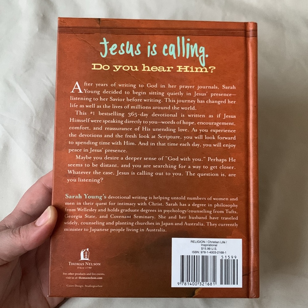 🛑2 for $10 🛑 Jesus Calling Devotional Sarah Young - Enjoy Peace in His Presence - Picture 4 of 6
